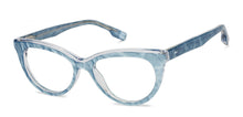 Load image into Gallery viewer, Blue Cat Eye Full Rim Women Eyeglasses by John Jacobs Computer Glasses-142073