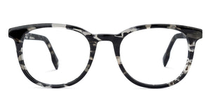 Grey Round Full Rim Unisex Eyeglasses by John Jacobs Computer Glasses-141783
