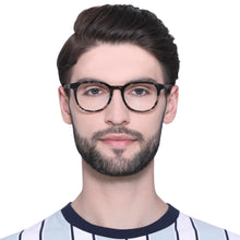 Load image into Gallery viewer, Grey Round Full Rim Unisex Eyeglasses by John Jacobs Computer Glasses-141783