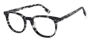 Grey Round Full Rim Unisex Eyeglasses by John Jacobs Computer Glasses-141783