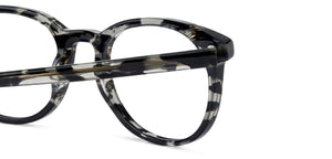 Grey Round Full Rim Unisex Eyeglasses by John Jacobs Computer Glasses-141783