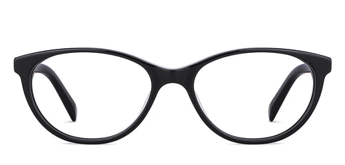 Black Cat Eye Full Rim Women Eyeglasses by John Jacobs Computer Glasses-142145