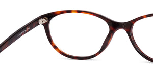 Brown Cat Eye Full Rim Women Eyeglasses by John Jacobs Computer Glasses-142146