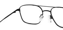 Load image into Gallery viewer, Black Wayfarer Full Rim Unisex Eyeglasses by John Jacobs-149419