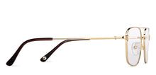 Load image into Gallery viewer, Gold Wayfarer Full Rim Unisex Eyeglasses by John Jacobs-149420