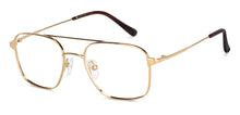 Load image into Gallery viewer, Gold Wayfarer Full Rim Unisex Eyeglasses by John Jacobs-149420