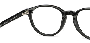 Black Round Full Rim Unisex Eyeglasses by John Jacobs Computer Glasses-141732
