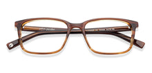 Load image into Gallery viewer, Brown Rectangle Full Rim Unisex Eyeglasses by John Jacobs-144599