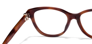 Brown Cat Eye Full Rim Women Eyeglasses by John Jacobs Computer Glasses-140782