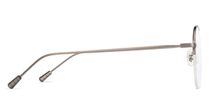 Grey Round Half Rim Unisex Eyeglasses by John Jacobs-137367