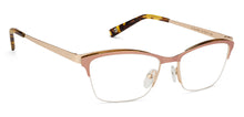 Load image into Gallery viewer, Gold Cat Eye Half Rim Women Eyeglasses by John Jacobs JJ-127106