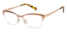 Load image into Gallery viewer, Gold Cat Eye Half Rim Women Eyeglasses by John Jacobs JJ-127106