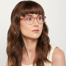 Load image into Gallery viewer, Pink Cat Eye Full Rim Women Eyeglasses by John Jacobs JJ-134235