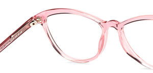 Pink Cat Eye Full Rim Women Eyeglasses by John Jacobs JJ-134235