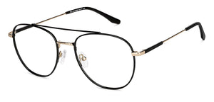 Black Aviator Full Rim Unisex Eyeglasses by John Jacobs Computer Glasses-141754