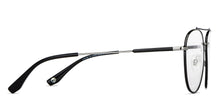 Load image into Gallery viewer, Black Aviator Full Rim Unisex Eyeglasses by John Jacobs-147702