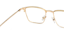 Load image into Gallery viewer, Black Rectangle Full Rim Unisex Eyeglasses by John Jacobs-147704