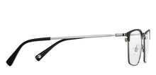 Load image into Gallery viewer, Gunmetal Rectangle Full Rim Unisex Eyeglasses by John Jacobs-147705