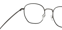 Load image into Gallery viewer, Black Hexagonal Full Rim Unisex Eyeglasses by John Jacobs-128666