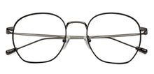 Load image into Gallery viewer, Black Hexagonal Full Rim Unisex Eyeglasses by John Jacobs-128666