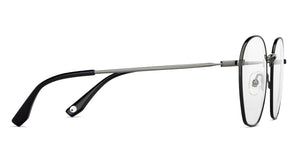 Gunmetal Round Full Rim Unisex Eyeglasses by John Jacobs-147706