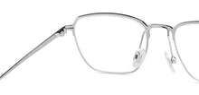 Load image into Gallery viewer, Black Rectangle Half Rim Unisex Eyeglasses by John Jacobs-147707