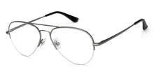 Load image into Gallery viewer, Gold Aviator Half Rim Unisex Eyeglasses by John Jacobs Computer Glasses-141737