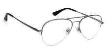 Load image into Gallery viewer, Gold Aviator Half Rim Unisex Eyeglasses by John Jacobs Computer Glasses-141737