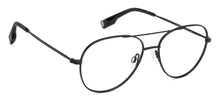Load image into Gallery viewer, Black Aviator Full Rim Narrow Unisex Eyeglasses by John Jacobs-130060