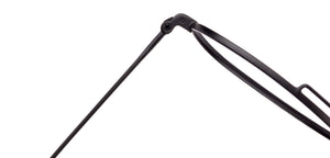 Black Aviator Full Rim Unisex Eyeglasses by John Jacobs Computer Glasses-141734