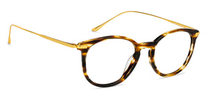 Brown Round Full Rim Unisex Eyeglasses by John Jacobs Computer Glasses-142173