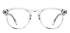 Transparent Round Full Rim Unisex Eyeglasses by John Jacobs Computer Glasses-141713