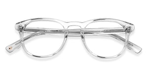 Transparent Round Full Rim Unisex Eyeglasses by John Jacobs Computer Glasses-141713