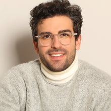 Load image into Gallery viewer, Transparent Round Full Rim Unisex Eyeglasses by John Jacobs JJ-136188