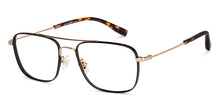 Load image into Gallery viewer, Gold Rectangle Full Rim Unisex Eyeglasses by John Jacobs-147710