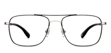 Load image into Gallery viewer, Black Rectangle Full Rim Unisex Eyeglasses by John Jacobs-148771