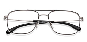 Black Rectangle Full Rim Unisex Eyeglasses by John Jacobs-148771