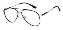 Load image into Gallery viewer, Black Aviator Full Rim Unisex Eyeglasses by John Jacobs-147713