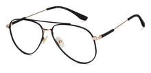 Load image into Gallery viewer, Black Aviator Full Rim Unisex Eyeglasses by John Jacobs-147714