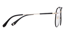 Load image into Gallery viewer, Black Aviator Full Rim Unisex Eyeglasses by John Jacobs-147714