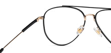 Load image into Gallery viewer, Black Aviator Full Rim Unisex Eyeglasses by John Jacobs-147714