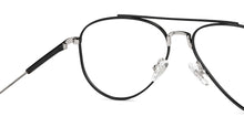Load image into Gallery viewer, Black Aviator Full Rim Unisex Eyeglasses by John Jacobs Online-148773