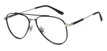 Load image into Gallery viewer, Black Aviator Full Rim Unisex Eyeglasses by John Jacobs-201393