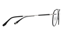 Load image into Gallery viewer, Black Aviator Full Rim Unisex Eyeglasses by John Jacobs-201393