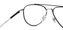 Load image into Gallery viewer, Black Aviator Full Rim Unisex Eyeglasses by John Jacobs-201393