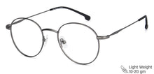 Load image into Gallery viewer, Gunmetal Round Full Rim Unisex Eyeglasses by John Jacobs-137362