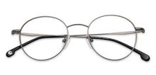 Load image into Gallery viewer, Gunmetal Round Full Rim Unisex Eyeglasses by John Jacobs-137362