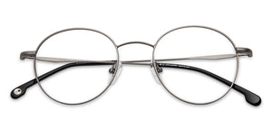 Gunmetal Round Full Rim Unisex Eyeglasses by John Jacobs-137362