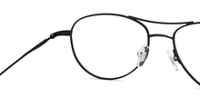 Load image into Gallery viewer, Black Aviator Full Rim Unisex Eyeglasses by John Jacobs-147689