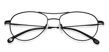 Load image into Gallery viewer, Black Aviator Full Rim Unisex Eyeglasses by John Jacobs-147689